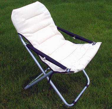 Outdoor folding garden beach camping recliner sun lounger beach chair with back sun office lunch break leisure chair