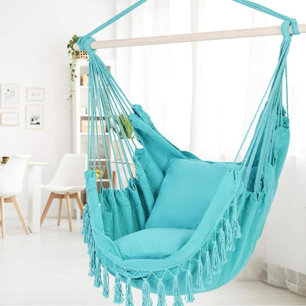 Home Indoor Stylish Portable Superb Comfort and Durability Weight Bearing 330 Lbs Hanging Swing Chair