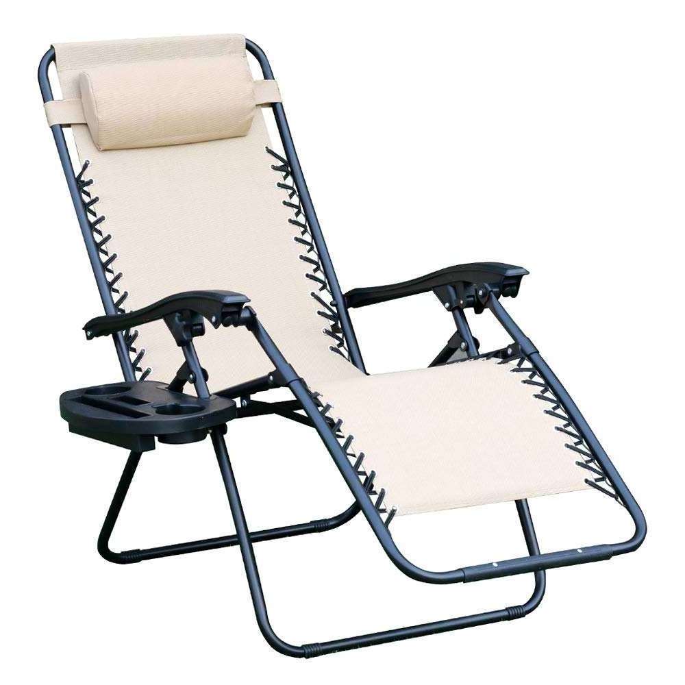 Outdoor indoor Heavy duty adjustable Reclining folding Beach Sun Bed Lounger Garden Chairs Deck pool Chairs