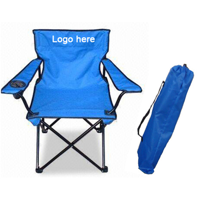 Customizable Logo Outdoor portable folding metal beach chair factory wholesale foldable lightweight camping chairs