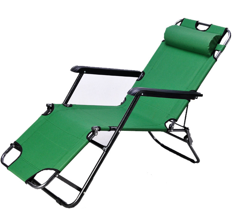 Wholesale Custom Outdoor Camping Furniture Light Weight Folding  Pool Sun Beds Beach Lounger For Sleeping