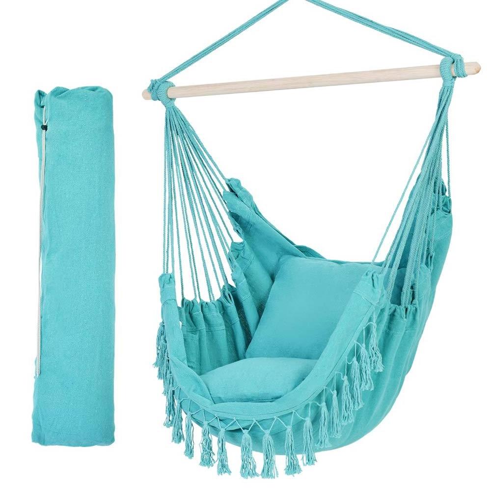 Home Indoor Stylish Portable Superb Comfort and Durability Weight Bearing 330 Lbs Hanging Swing Chair