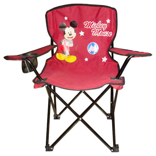 Customized Logo Outdoor Camping Cartoon Kids Folding Camping Beach Chair With Aremrest