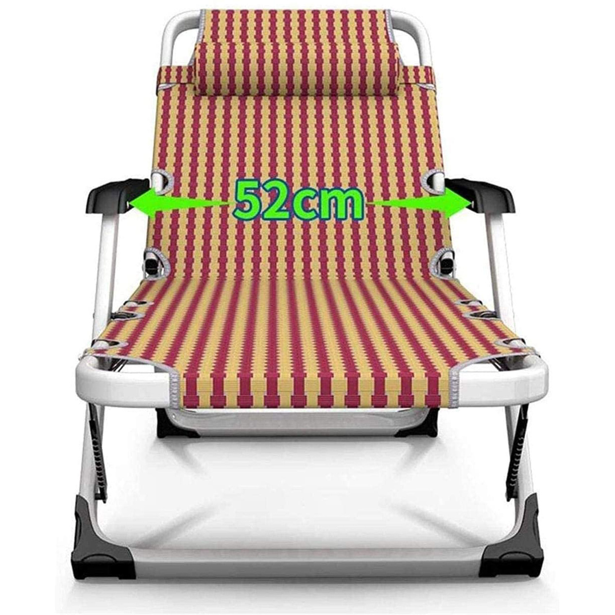 Deck Chair Sun Loungers For Garden, Lawn Swimming Pool Side Adjustable Portable Folding Sun Lounger Chair For Rocking Chair