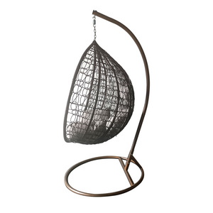 Wholesale modern double hanging rattan egg chair for living room