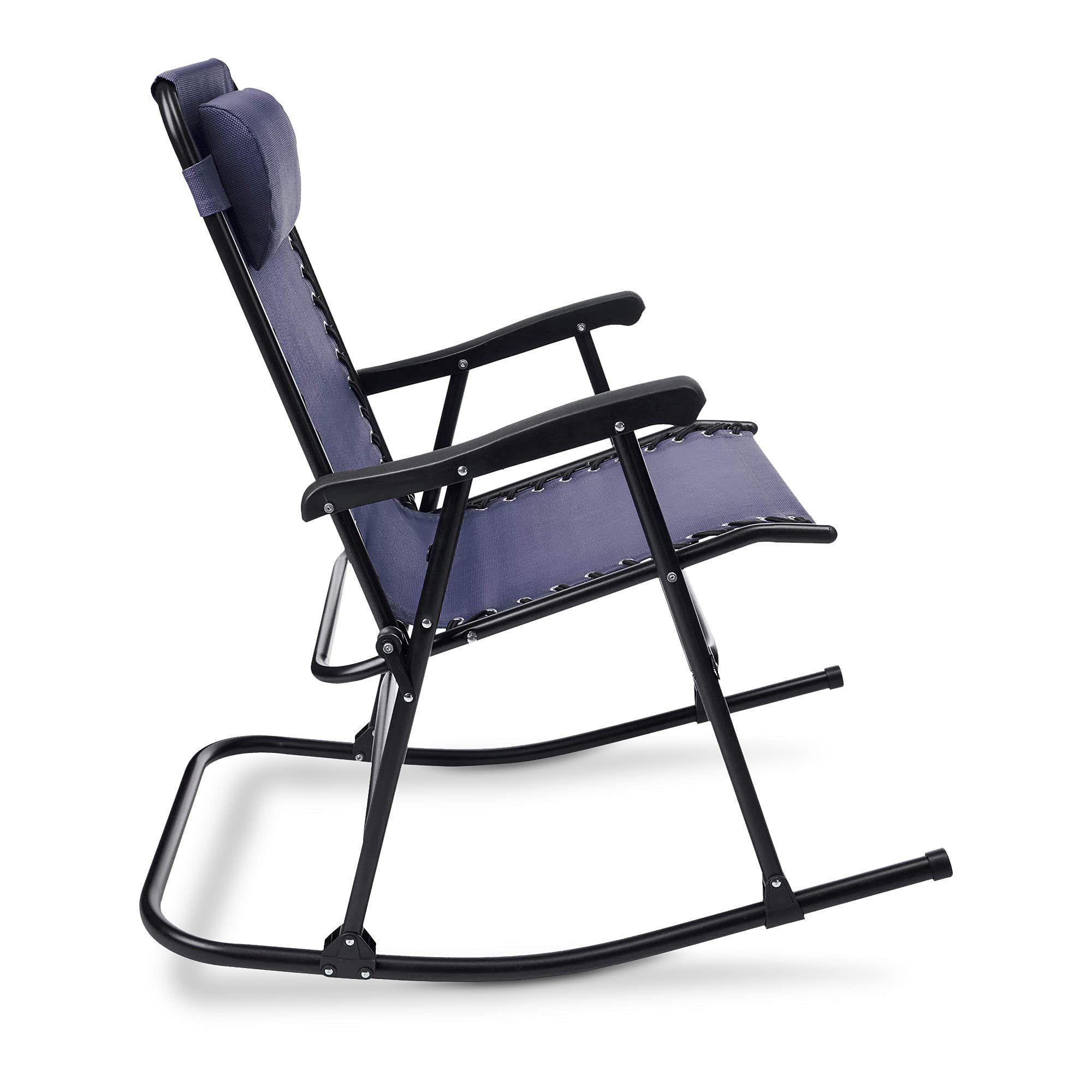 Nordic Dashing Custom Outdoor Lightweight Steel Tube Portable Folding Rocking Chair