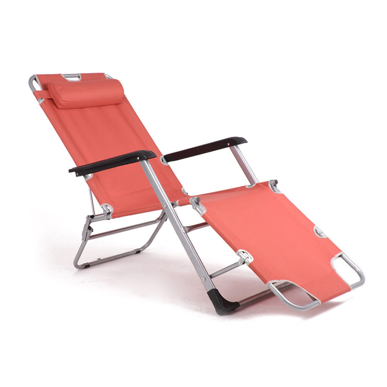 Outdoor Patio Garden Steel Tube Adult Lightweight Portable Folding Siesta Recliner Lounger Chair