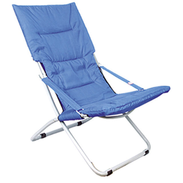 Outdoor folding garden beach camping recliner sun lounger beach chair with back sun office lunch break leisure chair