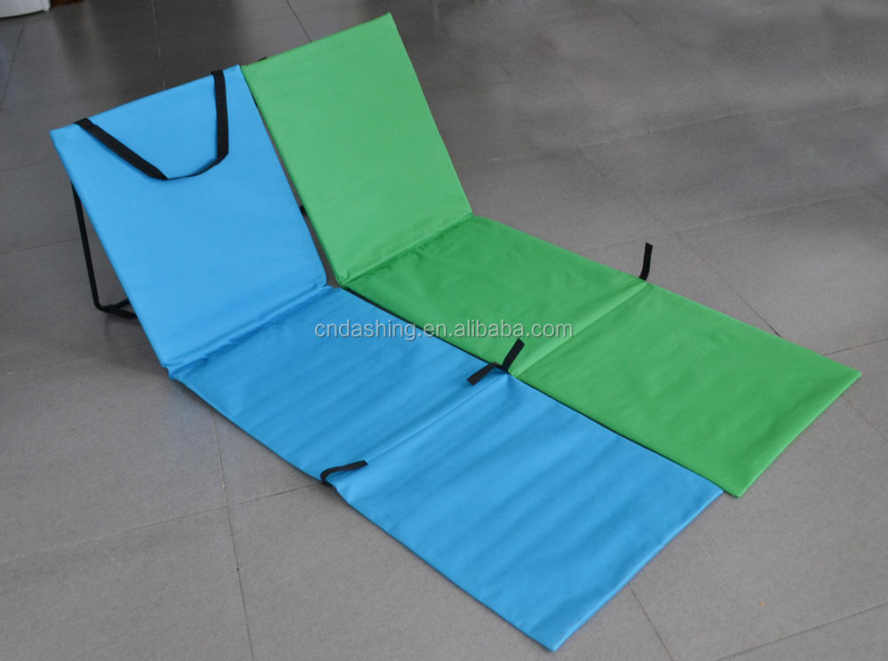 High Quality Folding Beach Mat And Foldable Padded Portable Camping Beach Mat Chair