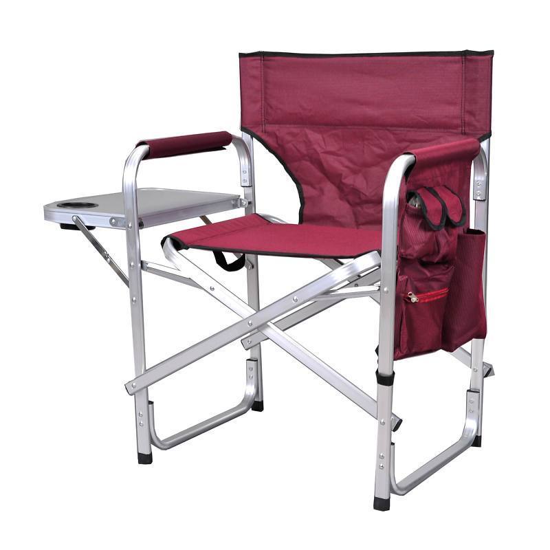 Custom Outdoor Heavy Duty Modern Aluminum Tube Canvas Portable Folding Beach Director's Chair