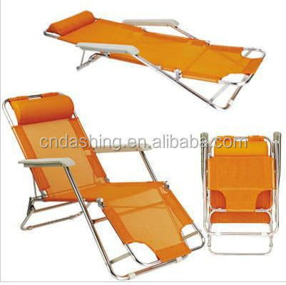 Outdoor furniture folding portable deck beach camping lounger chair wholesale factory lazy recliner chairs