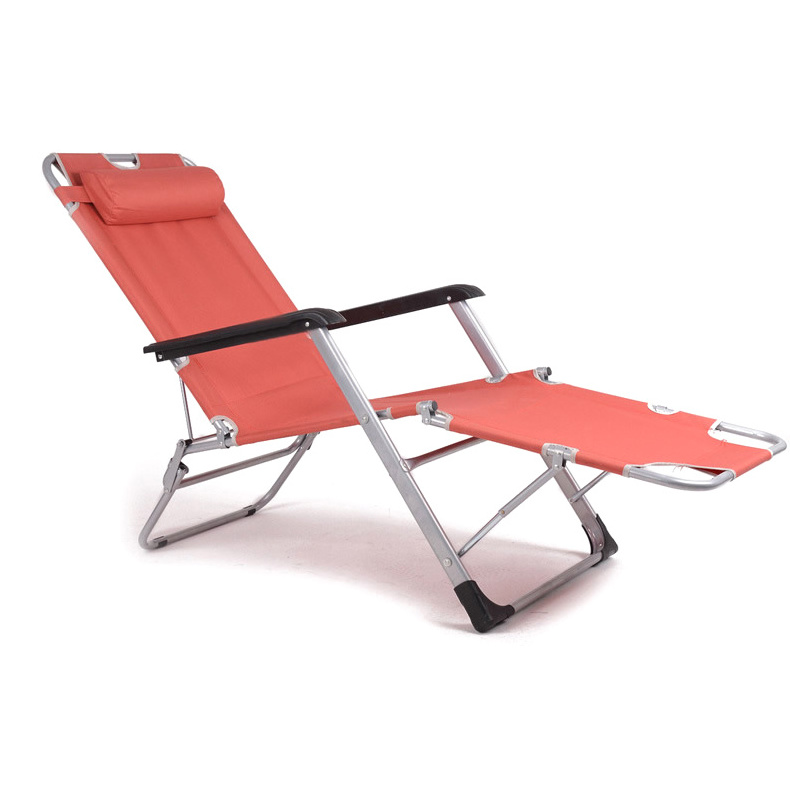 Outdoor Patio Garden Steel Tube Adult Lightweight Portable Folding Siesta Recliner Lounger Chair