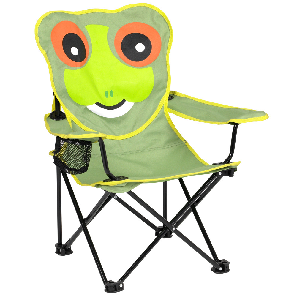 Custom Cartoon Outdoor lightweight children camping mini foldable kids animal beach chair with high quality