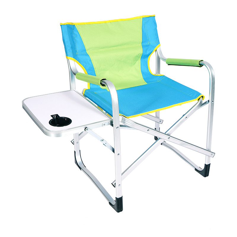 Oeytree Outdoor High Quality Folding Camping Chairs Portable Lawn Director Chairs with Side Table