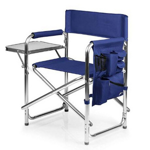 Hot sale modern design Director Chair with Folding Aluminum Table Oxford Canvas Fabric Chair