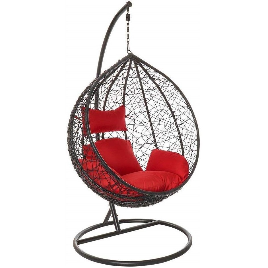 High Quality Modern garden furniture patio large swing chair hanging egg chair cheap price factory sale rattan hanging egg chair