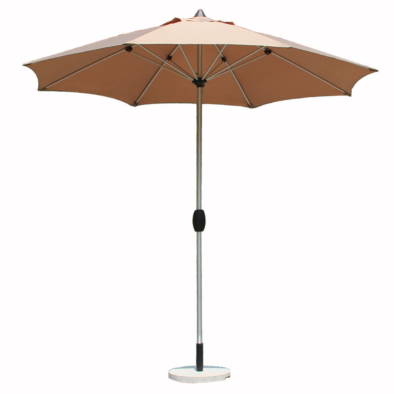 Oeytree White 2.5m outdoor wooden pole beach garden patio parasols umbrellas Double Layer Folding Beach Umbrella