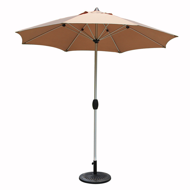 Oeytree White 2.5m outdoor wooden pole beach garden patio parasols umbrellas Double Layer Folding Beach Umbrella