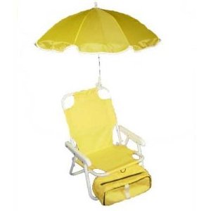 Outdoor Beach Chair With umbrella Use  For Kids Baby Portable Folding Chair