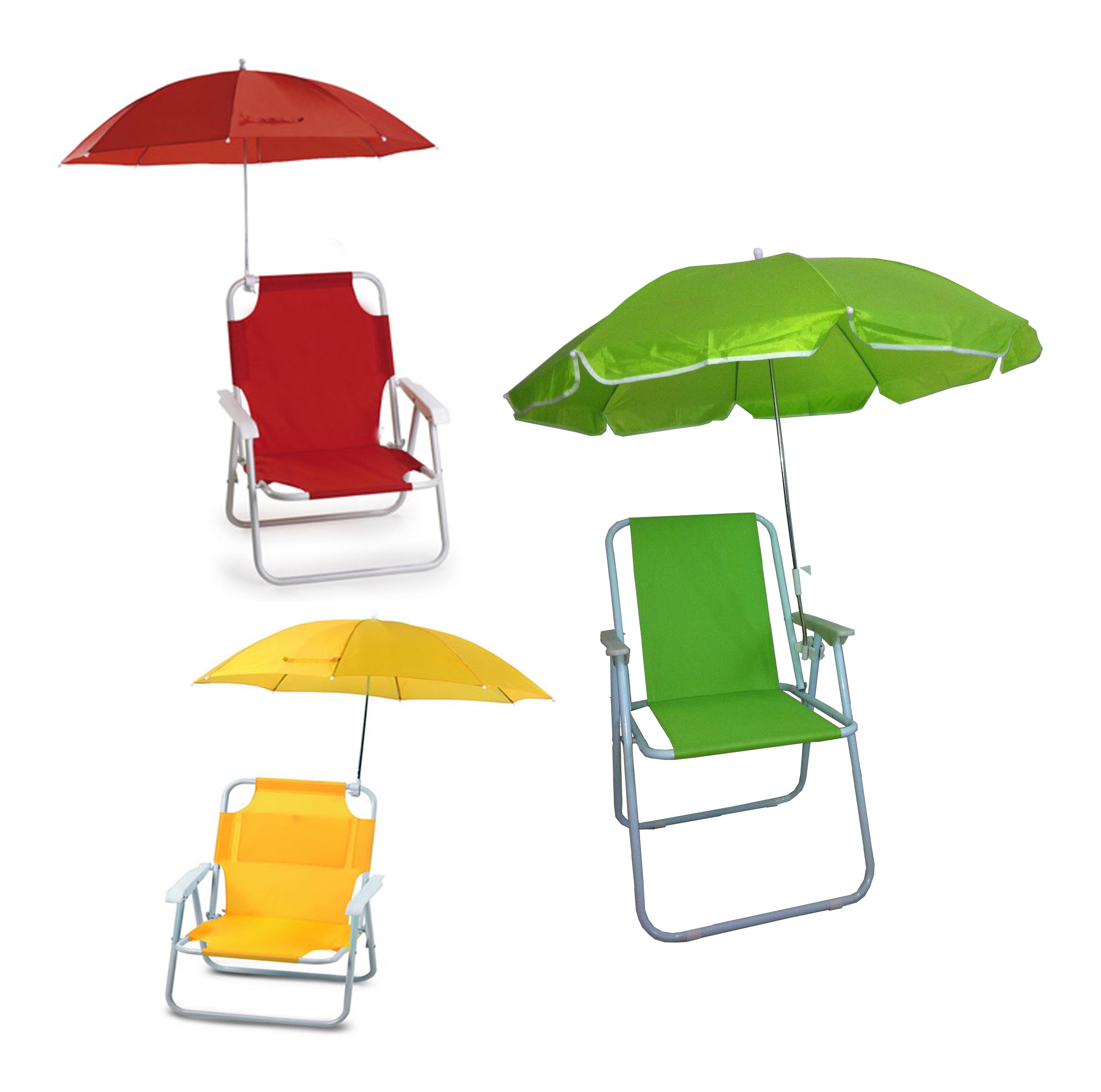 Outdoor Beach Chair With umbrella Use  For Kids Baby Portable Folding Chair