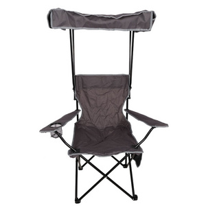 2023 Oeytree   Sunshade Portable Camping Chair With Umbrella And Side Magazine bag Beach Chair