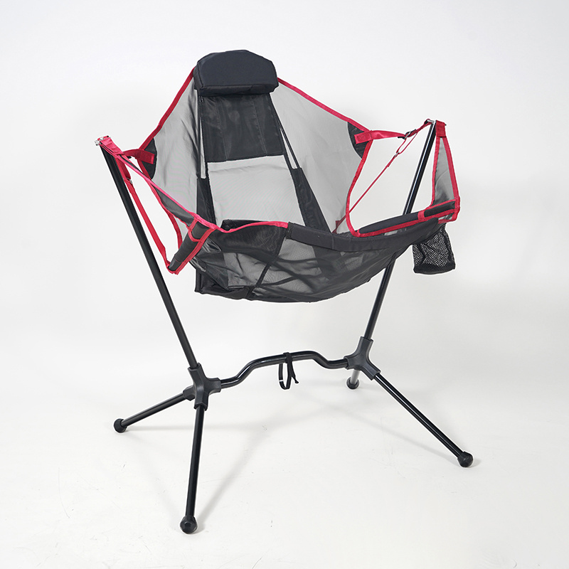 Oeytree Ultralight Rocking Recliner Folding Aluminum Frame Camping Hammock Chair