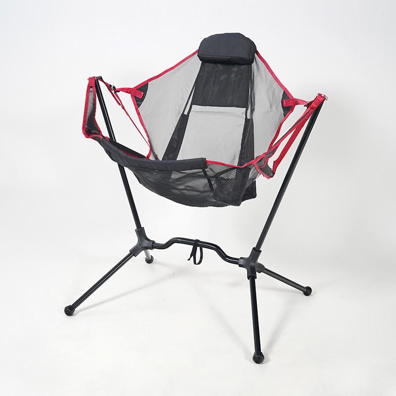 Oeytree Ultralight Rocking Recliner Folding Aluminum Frame Camping Hammock Chair