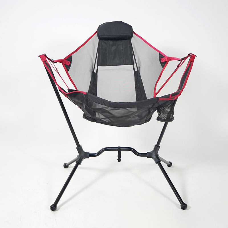 Oeytree Ultralight Rocking Recliner Folding Aluminum Frame Camping Hammock Chair