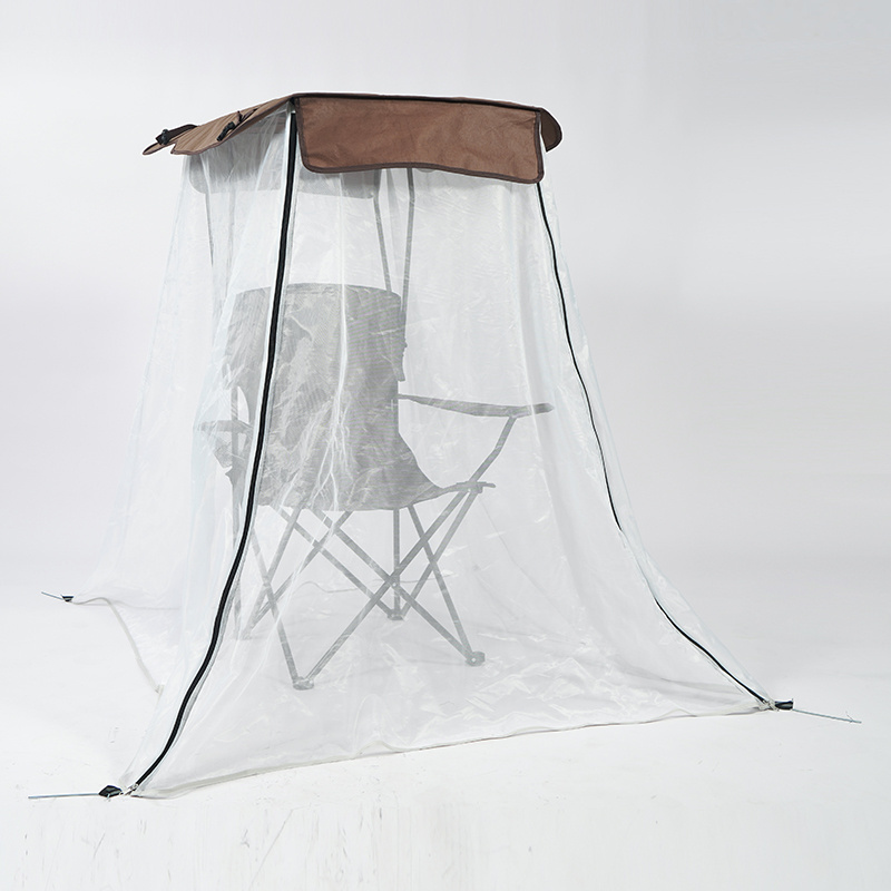 Oeytree customized Camping chair with canopy and mosquito net fishing chair for outdoor