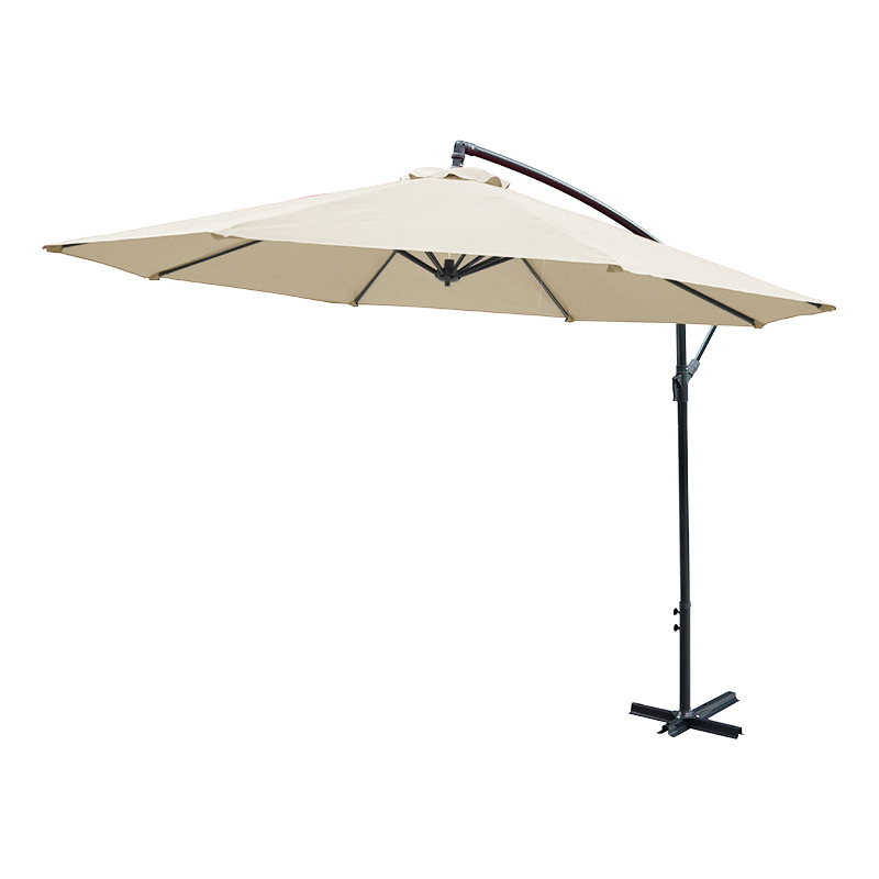 Oeytree Customize 3M 8 Ribs Beach Sun Umbrella Luxury Foldable Outdoor Yard Patio Cantilever Parasol Garden Umbrella