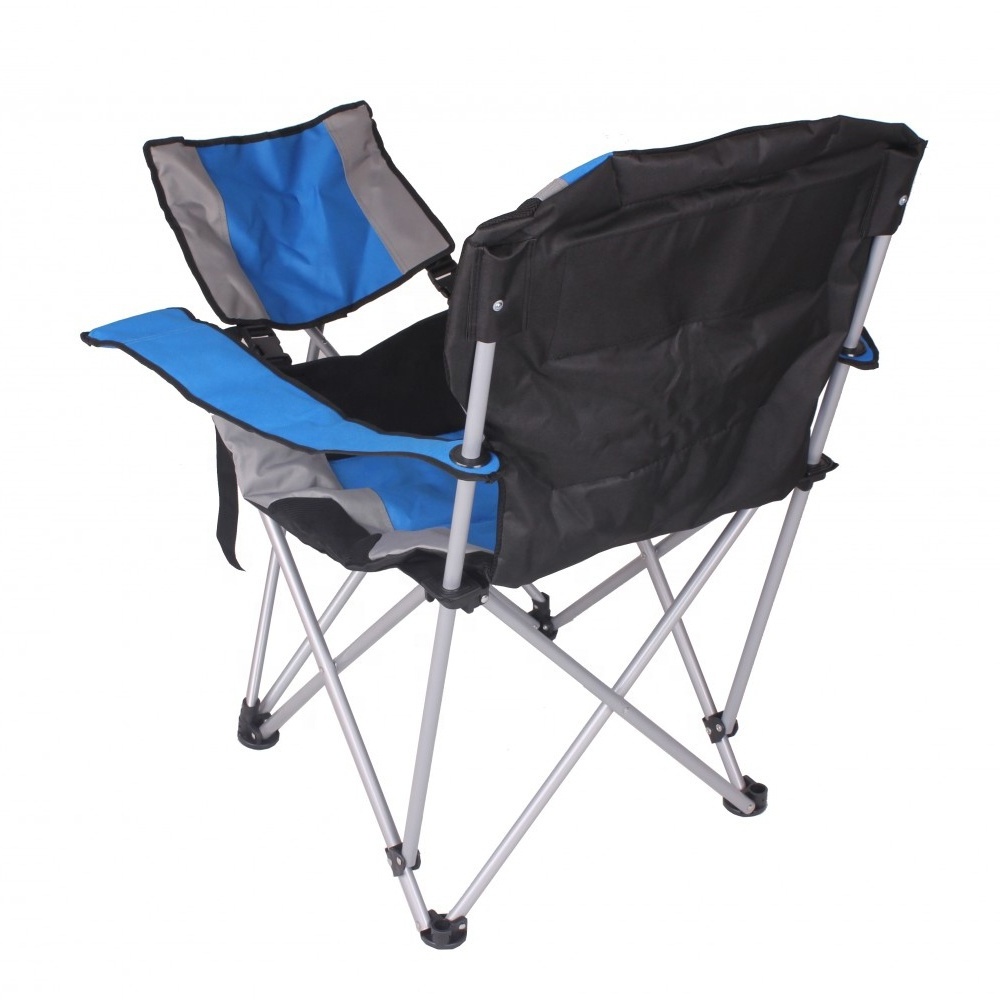 Outdoor Folding Chairs Camping Chairs Reclining Footrest Adjustable Back Cup Holder Foldable Recliner Fishing Chair Hiking Beach