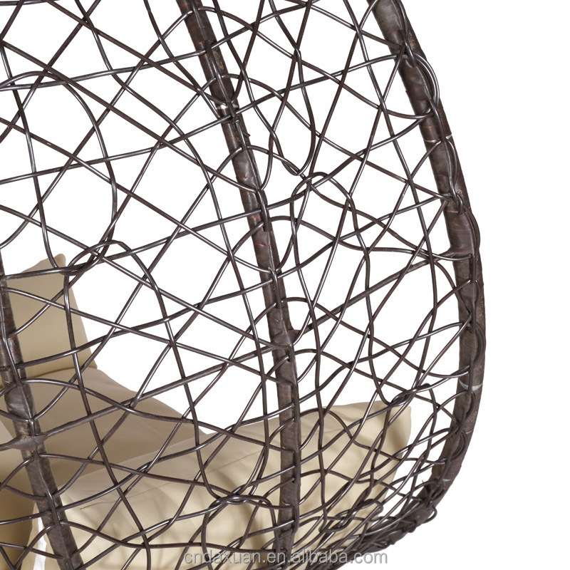 Modern Design Rattan Hanging Egg Chair High Quality Bird's Nest Basket Chair Factory Sale for Outdoor Furniture