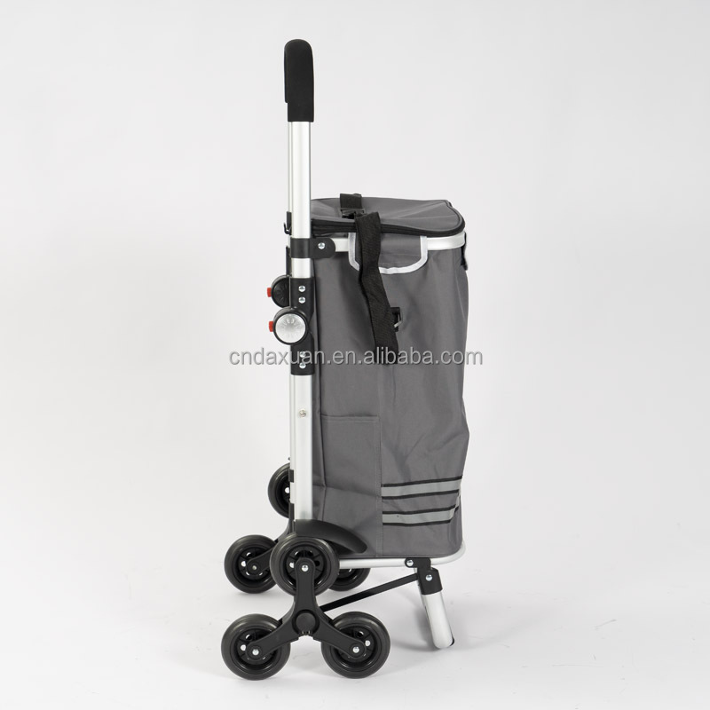 2023 Oeytree Folding shopping trolley with 6 wheels and ice bag New shopping cart