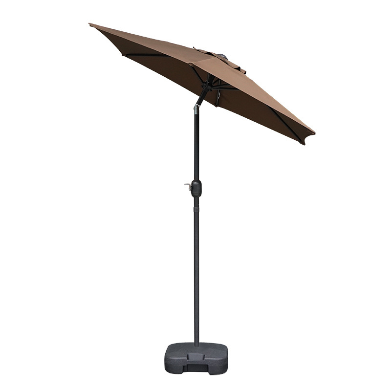 Oeytree Outdoor 9 ft Solar panel charger Umbrella 32 LED Lighted Patio Umbrella Patio Umbrellas & Bases