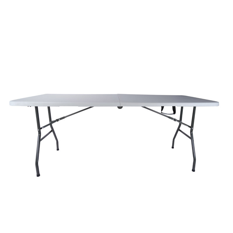 Oeytree 6 And 8FT  White Folding Camping Table Portable Picnic Plastic Table