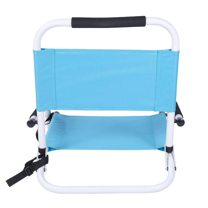 Oeytree sky blue cheap EVA armrest portable folding beach chair