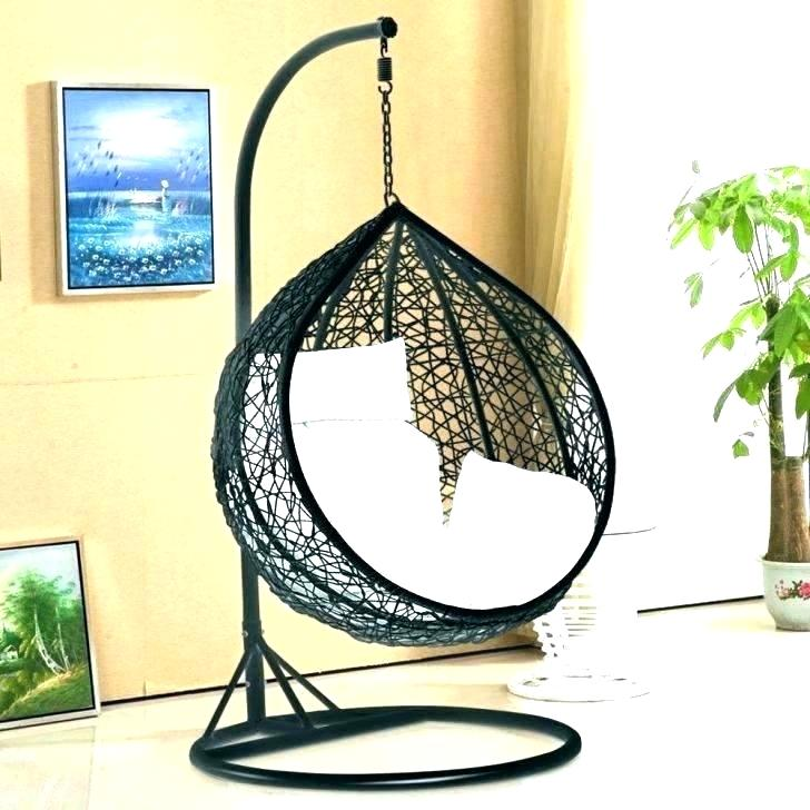 Rattan Wicker Adult Hanging Egg Chair With Stand