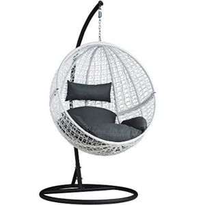 Rattan Wicker Adult Hanging Egg Chair With Stand