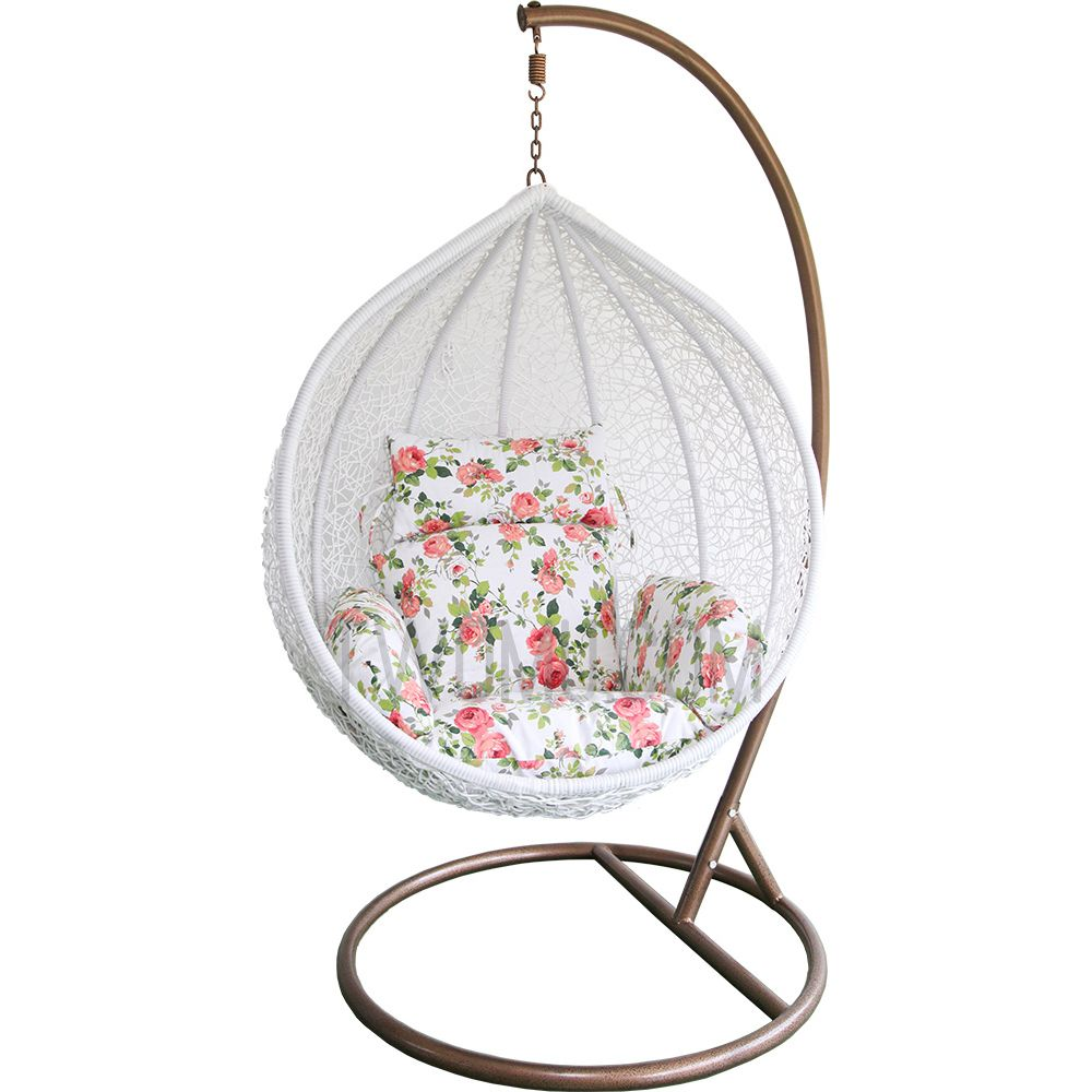 Rattan Wicker Adult Hanging Egg Chair With Stand