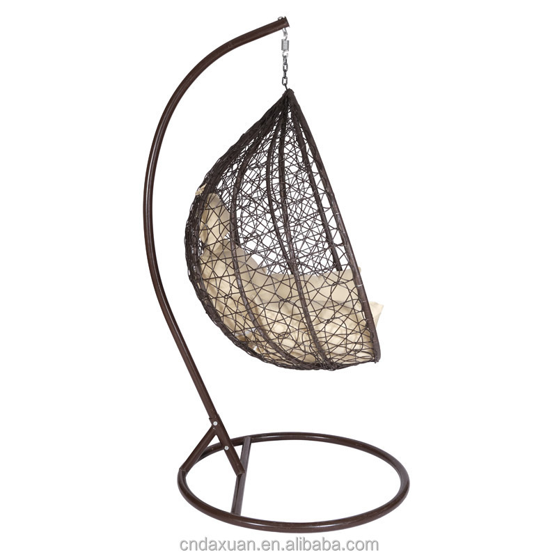 Modern Design Rattan Hanging Egg Chair High Quality Bird's Nest Basket Chair Factory Sale for Outdoor Furniture