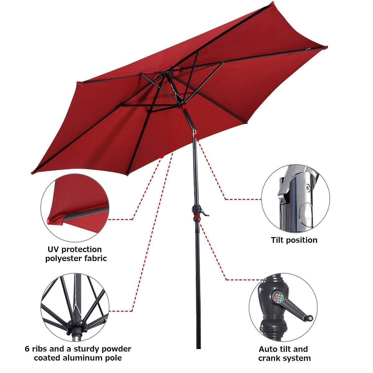 Oeytree High popular waterproof Foldable outdoor garden patio umbrella Outdoor camping fishing garden umbrella