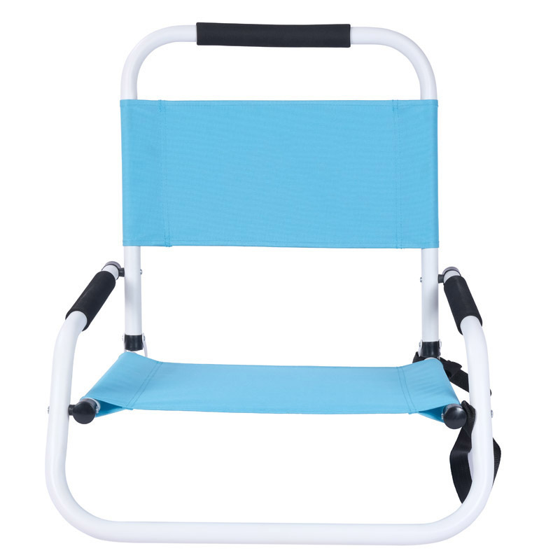 Oeytree sky blue cheap EVA armrest portable folding beach chair