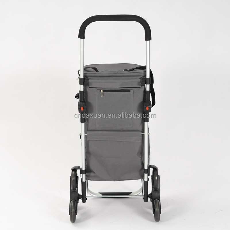 2023 Oeytree Folding shopping trolley with 6 wheels and ice bag New shopping cart