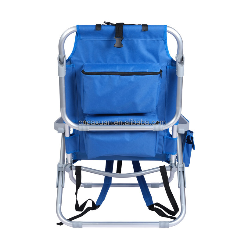 Oeytree Beach Recliner Chair Salon Mechanism Foldable Portable Lightweight With Backpack Strap And Icebag