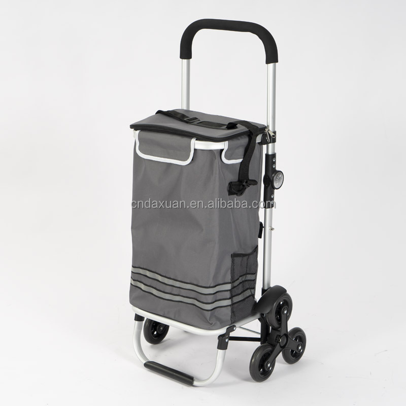 2023 Oeytree Folding shopping trolley with 6 wheels and ice bag New shopping cart