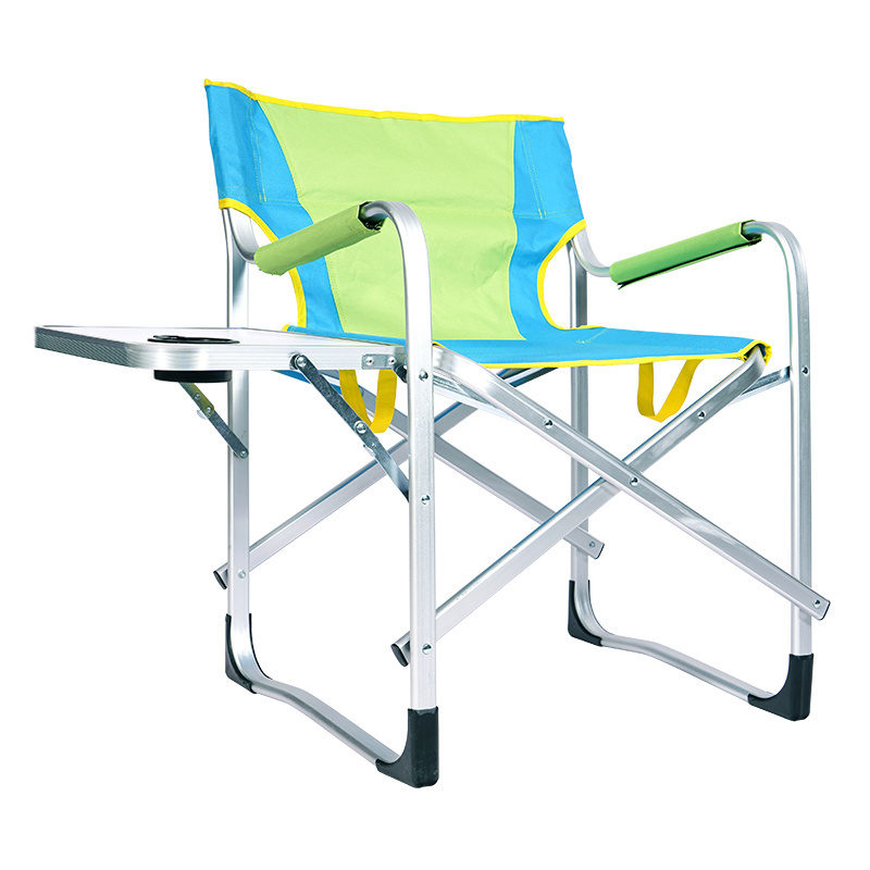 Oeytree Outdoor High Quality Folding Camping Chairs Portable Lawn Director Chairs with Side Table