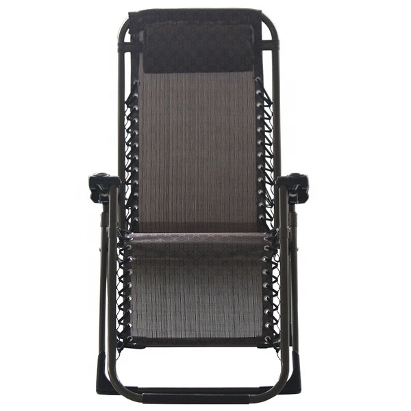 Hickory field recliner Sunbed Outdoor With Cushion& Cheap Folding Beach Chaise Lounge Chairs