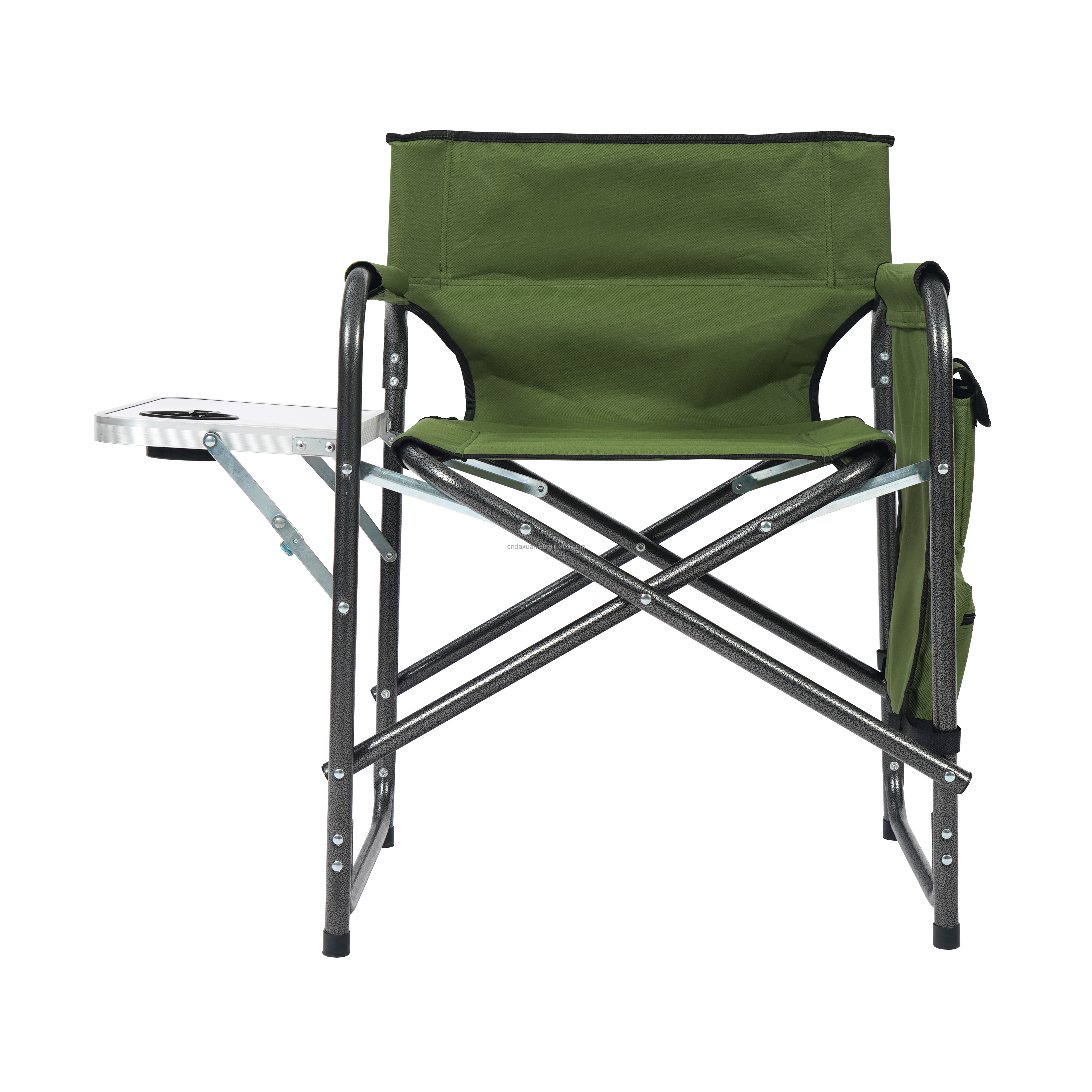 Folding Director Chair With Side Table and with headrest Canvas Deluxe Portable Director Chairs