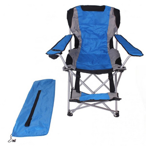 Outdoor Folding Chairs Camping Chairs Reclining Footrest Adjustable Back Cup Holder Foldable Recliner Fishing Chair Hiking Beach