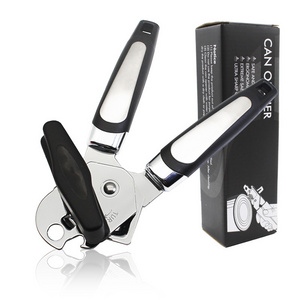 3-in-1 Stainless Steel Manual Openers with Non-Slip Handle for Wine Bottles and Kitchen Use Custom Logo Available